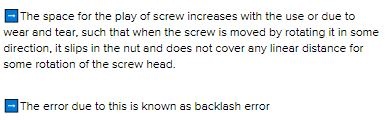 What is backlash error and why is it caused?